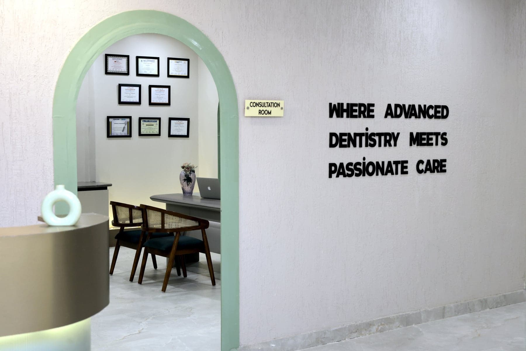 Consultation room at The Tooth Cure