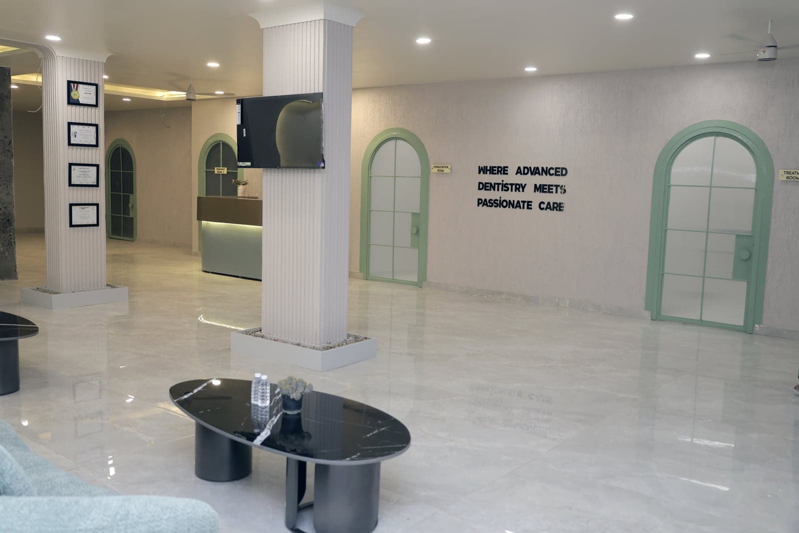 Where Advanced Dentistry Meets Passionate Care wall